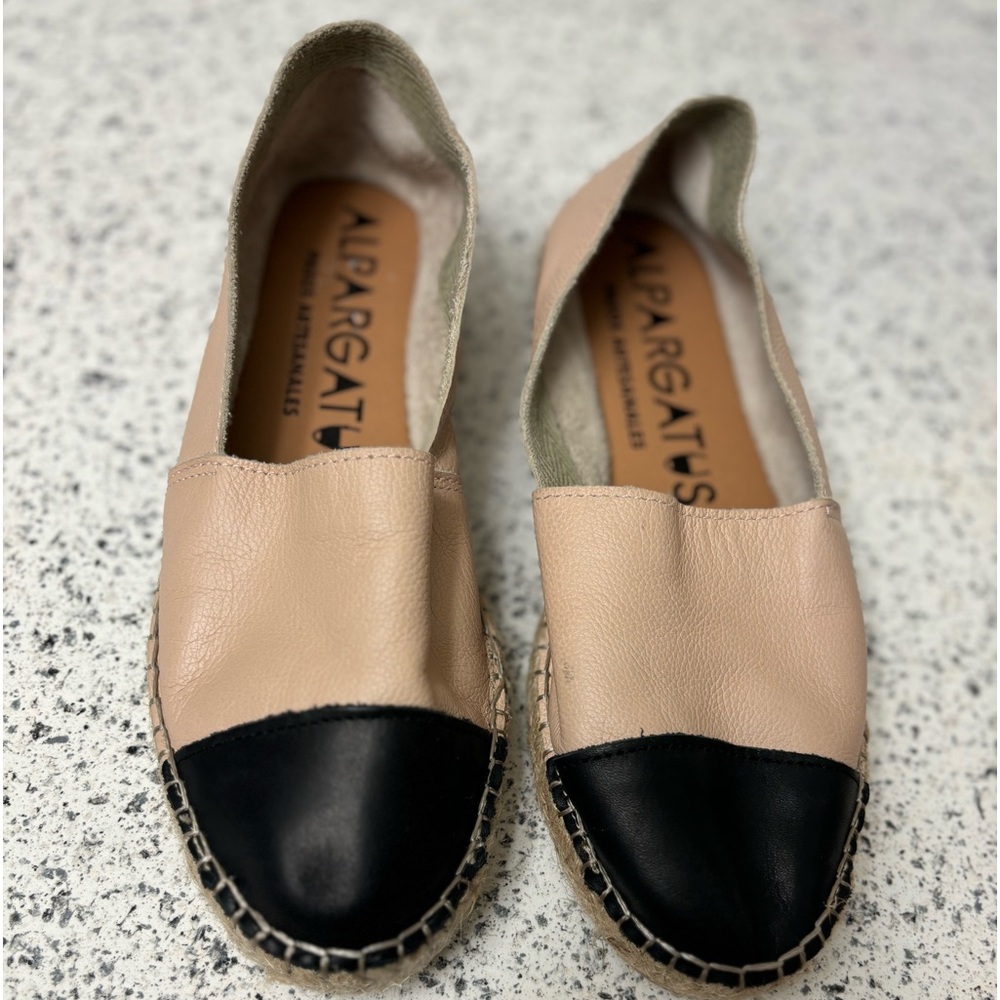 Alpargatus Pasos Artesanales Leather Espadrilles  Size 38
